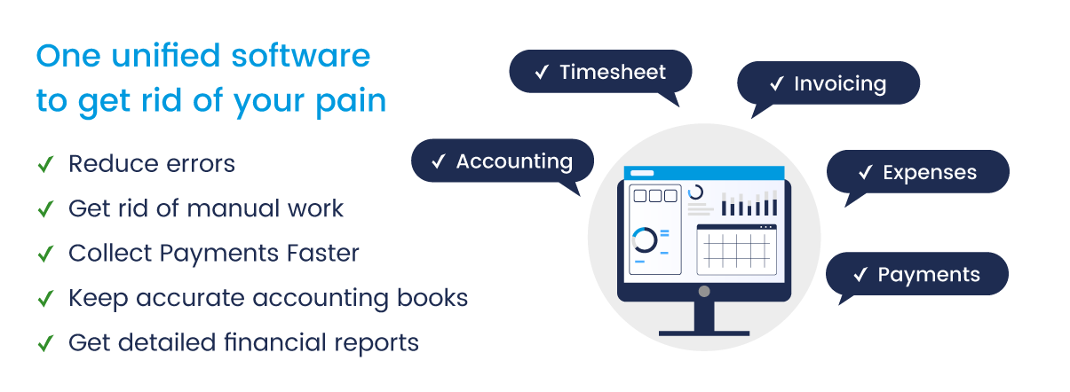 Gridlex Timesheet + Invoicing + Expenses + Payment + Accounting Software