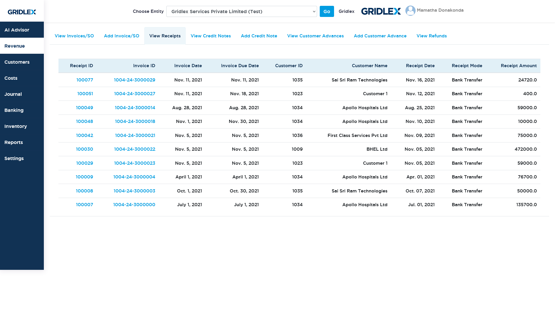 Invoice Payments